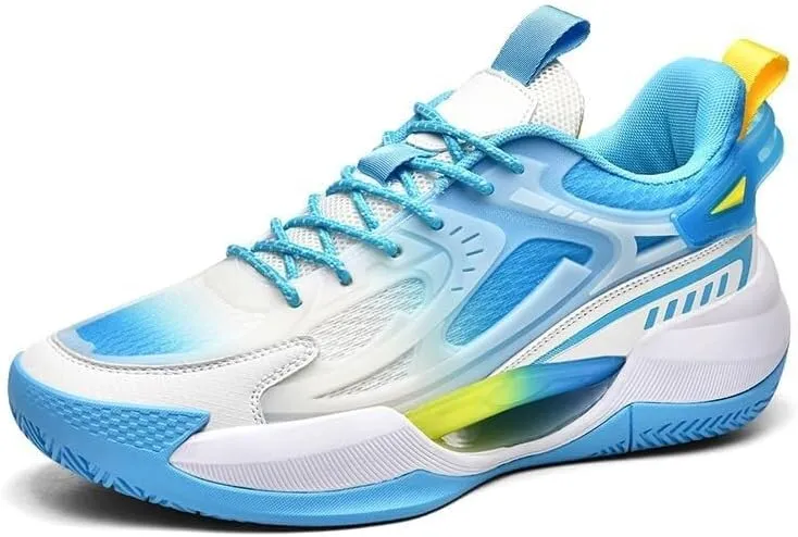 Men's Basketball Shoes Low Cut Breathable Comfortable Shock-Absorbing Anti Slip Fashionable Sports Outdoor Boots