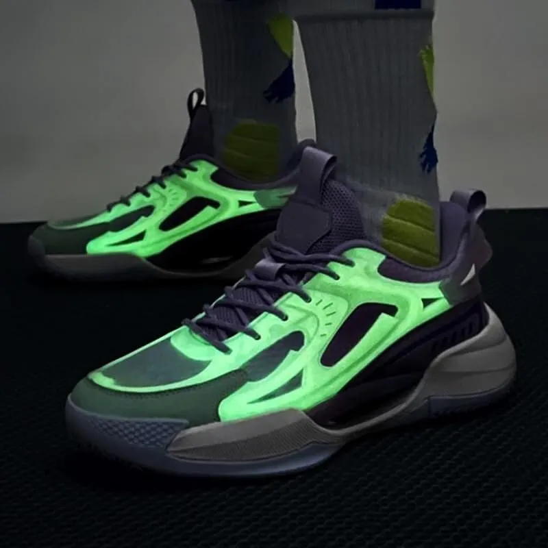Men's Basketball Shoes Low Cut Breathable Comfortable Shock-Absorbing Anti Slip Fashionable Sports Outdoor Boots