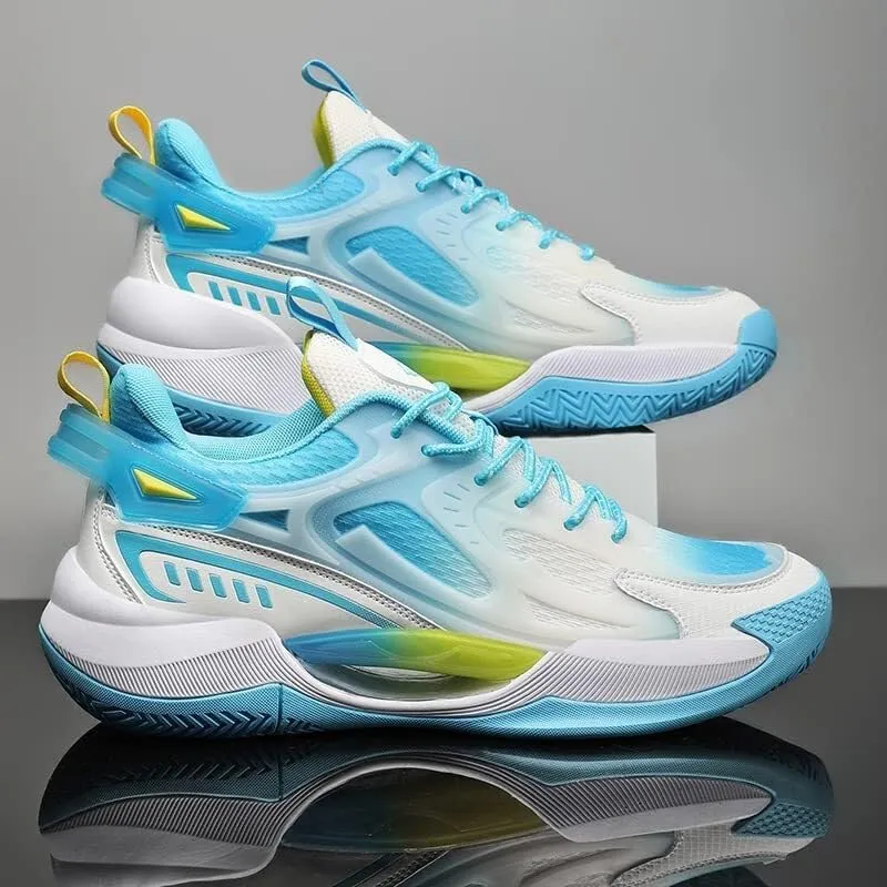 Men's Basketball Shoes Low Cut Breathable Comfortable Shock-Absorbing Anti Slip Fashionable Sports Outdoor Boots