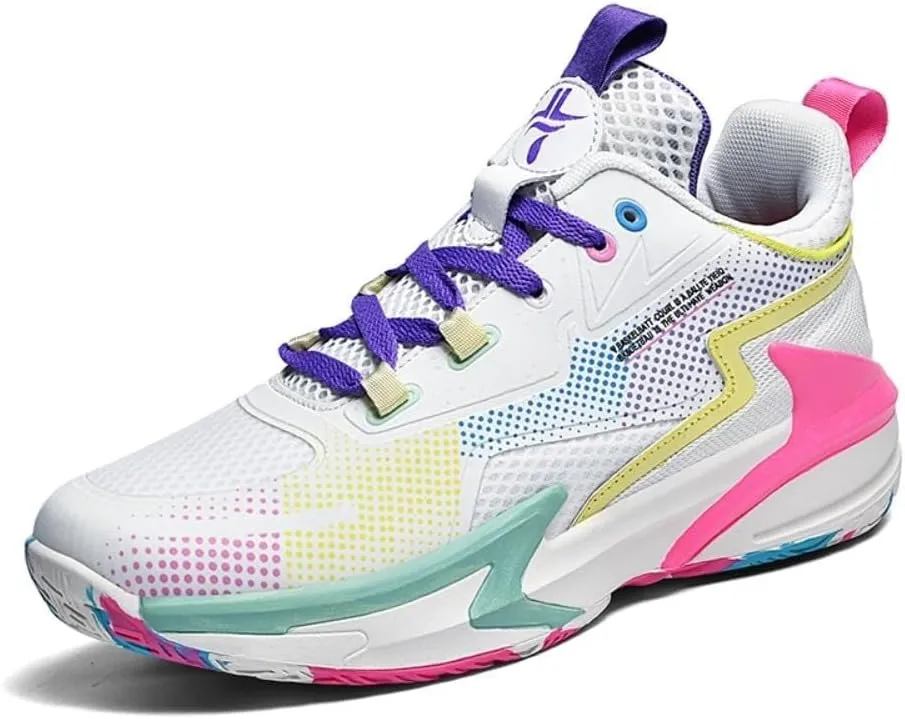 Men's Basketball Shoes Rebound Shock-Absorbing Wear-Resistant Fashionable Indoor Outdoor Sports Training Shoes