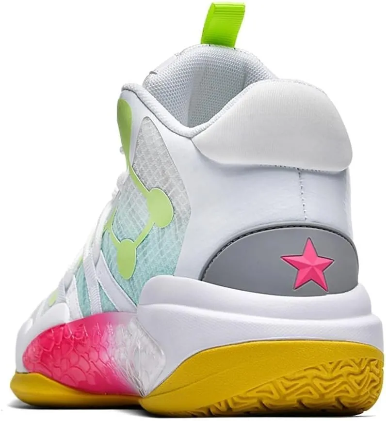 Men's Basketball Shoes Shock-Absorbing Anti Slip Wear-Resistant Rebound Grabbing Casual Sports Training Boots