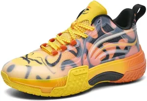 Men's Basketball Shoes Shock-Absorbing Wear-Resistant Anti Slip Rebound Training Fashionable Sports Boots