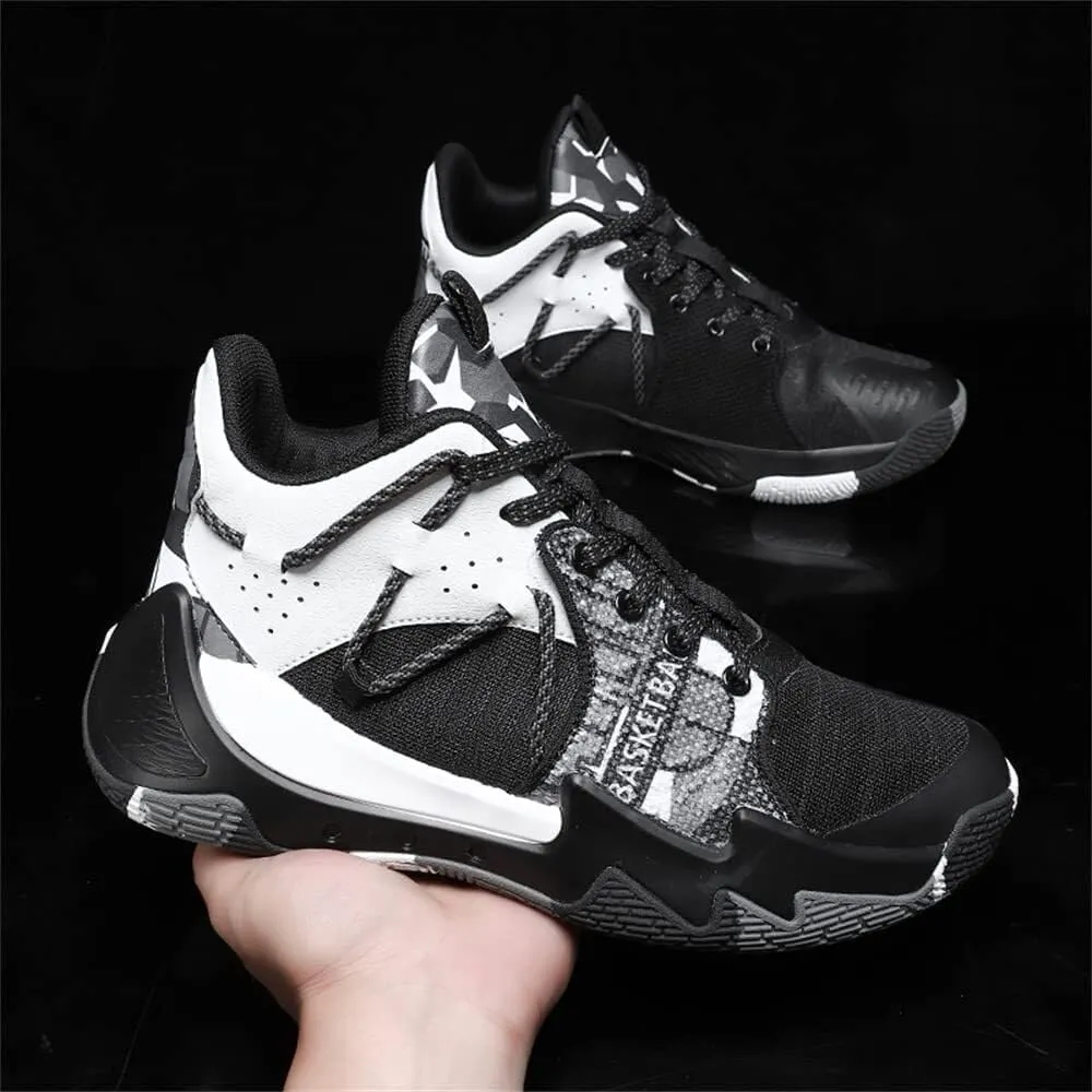 Men's Basketball Shoes with Breathable Mesh High Cut Wear-Resistant, Shock-Absorbing Anti Slip Training Boots