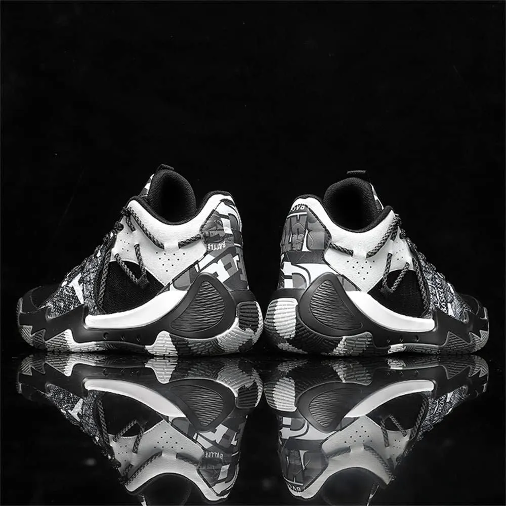 Men's Basketball Shoes with Breathable Mesh High Cut Wear-Resistant, Shock-Absorbing Anti Slip Training Boots