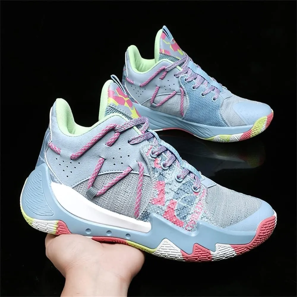 Men's Basketball Shoes with Breathable Mesh High Cut Wear-Resistant, Shock-Absorbing Anti Slip Training Boots