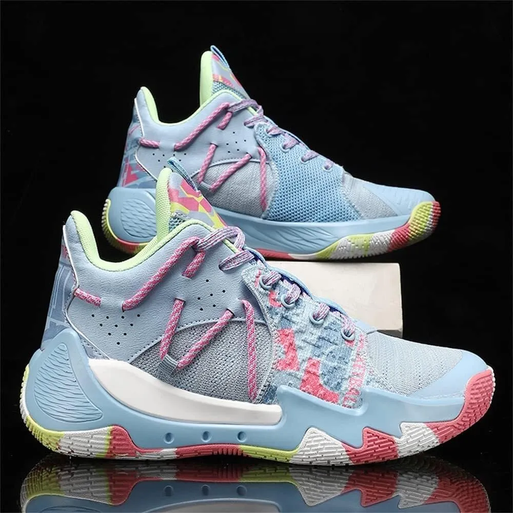 Men's Basketball Shoes with Breathable Mesh High Cut Wear-Resistant, Shock-Absorbing Anti Slip Training Boots