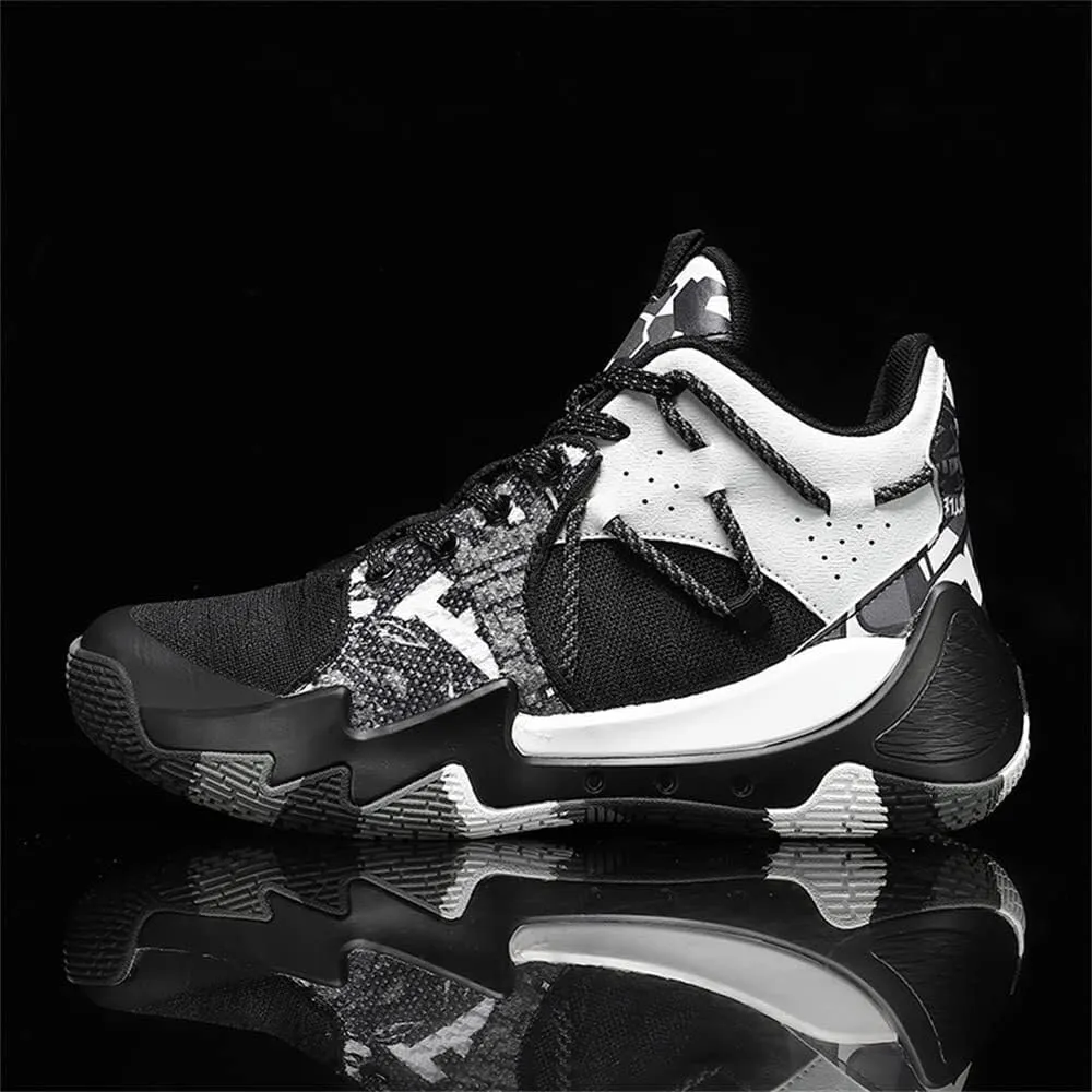 Men's Basketball Shoes with Breathable Mesh High Cut Wear-Resistant, Shock-Absorbing Anti Slip Training Boots