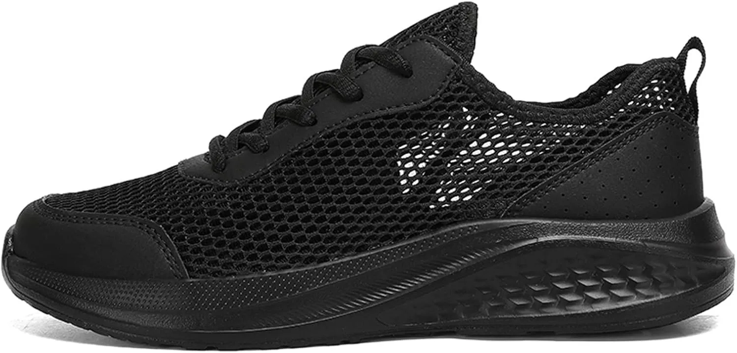 Men's Breathable Sneakers Lightweight Running Shoes for Walking Gym Tennis Casual Outdoor Sports with Slip- Sole