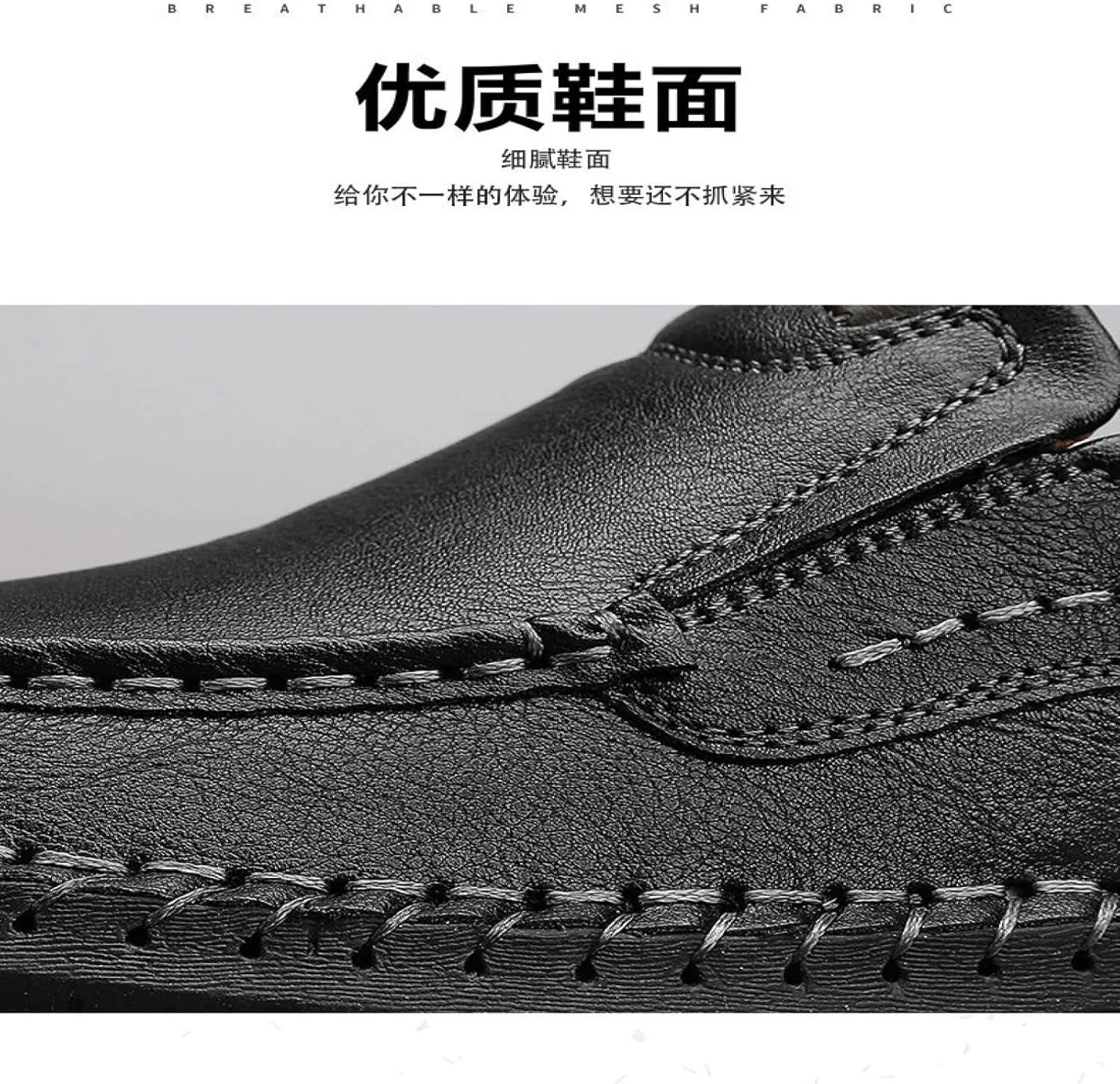 Men's Casual Leather Loafers, Shoes, Slip-in Dress Shoes, Walking Driving Shoes