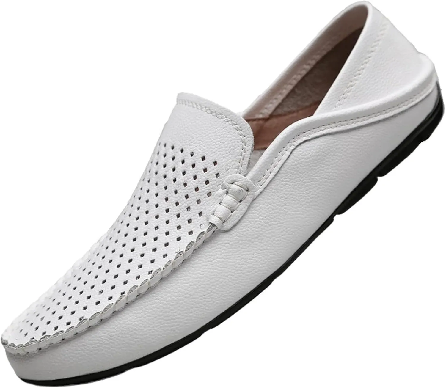 Men's Comfortable Loafers, Flat Shoes, Soft PU Leather Shoes, Lightweight Sliding Sleeves, Penny Loafers