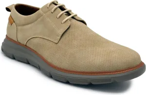 Mens EGLON Oxford, Lightweight Lace Up Sneakers, Casual Perforated Leather Shoes, Comfortable Everyday Wear (Sizes 8-12)