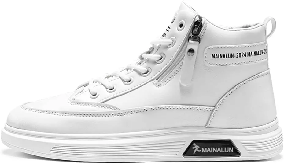 Men's Fashion Sneakers High Top Skate Shoes Stylish Casual Hip Hop Shoes