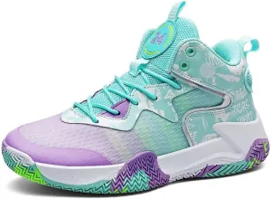 Men's Fashionable Basketball Shoes Anti Slip Shock-Absorbing Rebound Wear-Resistant Outdoor Training Sports Shoes