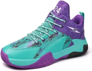 Men's Fashionable Basketball Shoes Anti Slip Shock-Absorbing Wear-Resistant Youth Sports Training Shoes