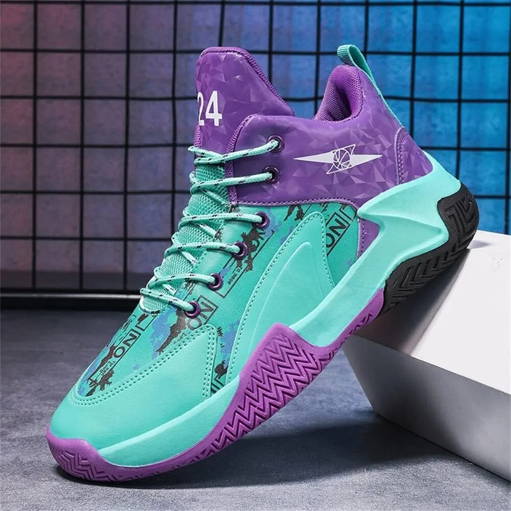 Men's Fashionable Basketball Shoes Anti Slip Shock-Absorbing Wear-Resistant Youth Sports Training Shoes