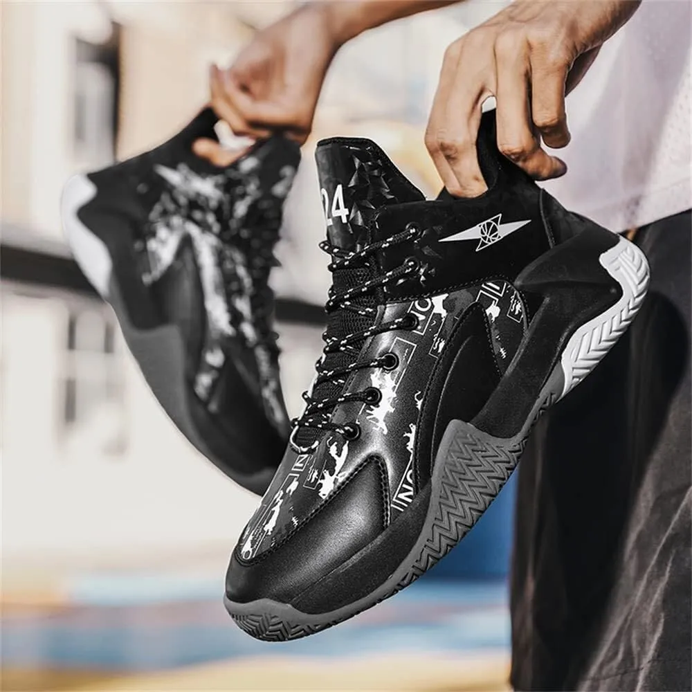 Men's Fashionable Basketball Shoes Anti Slip Shock-Absorbing Wear-Resistant Youth Sports Training Shoes