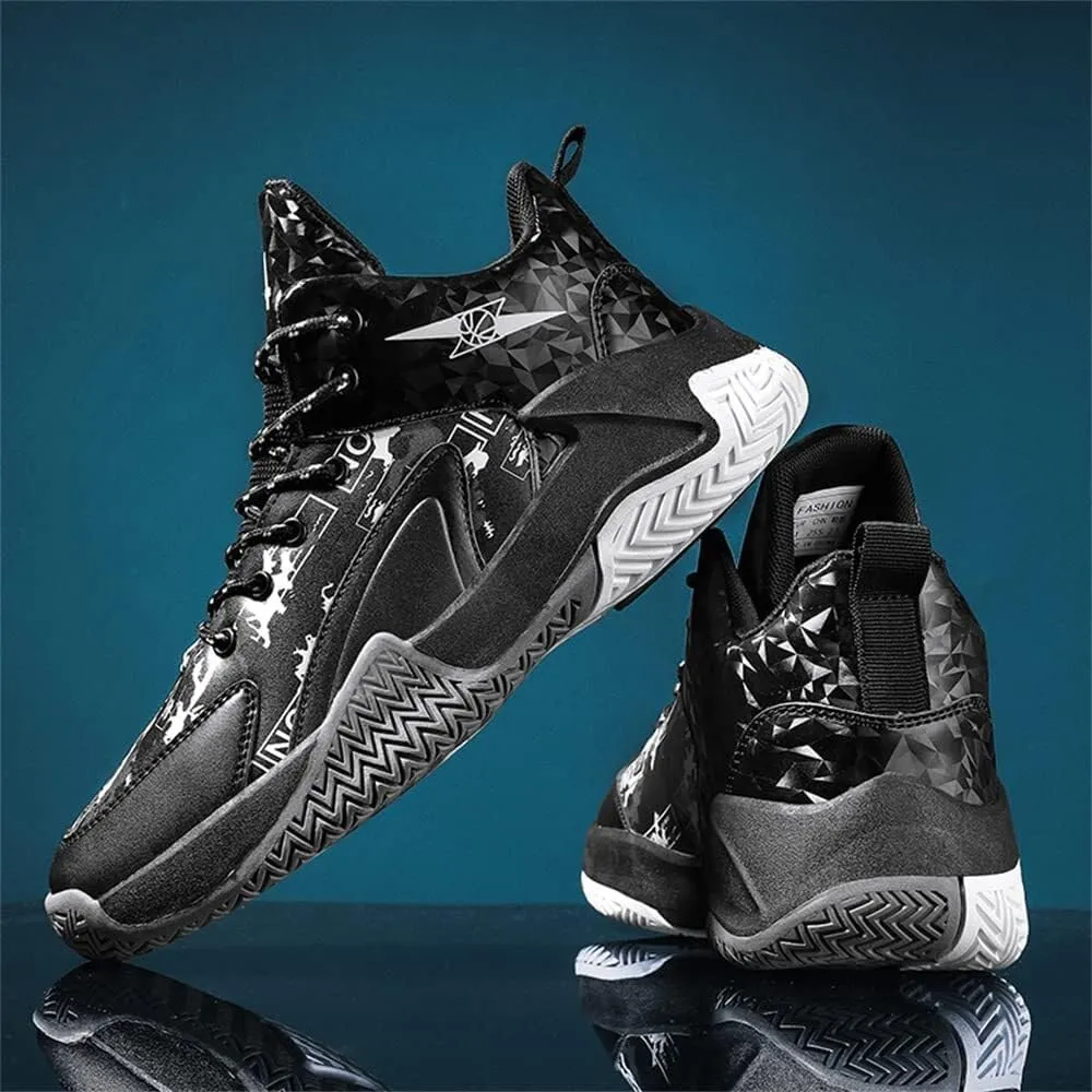 Men's Fashionable Basketball Shoes Anti Slip Shock-Absorbing Wear-Resistant Youth Sports Training Shoes