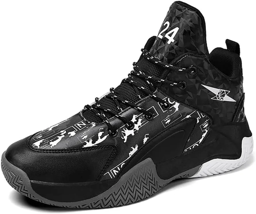 Men's Fashionable Basketball Shoes Anti Slip Shock-Absorbing Wear-Resistant Youth Sports Training Shoes