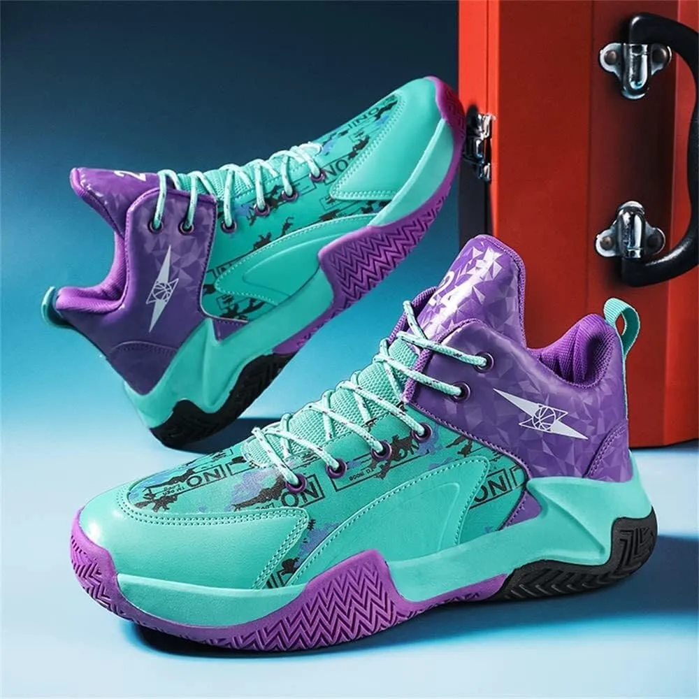 Men's Fashionable Basketball Shoes Anti Slip Shock-Absorbing Wear-Resistant Youth Sports Training Shoes