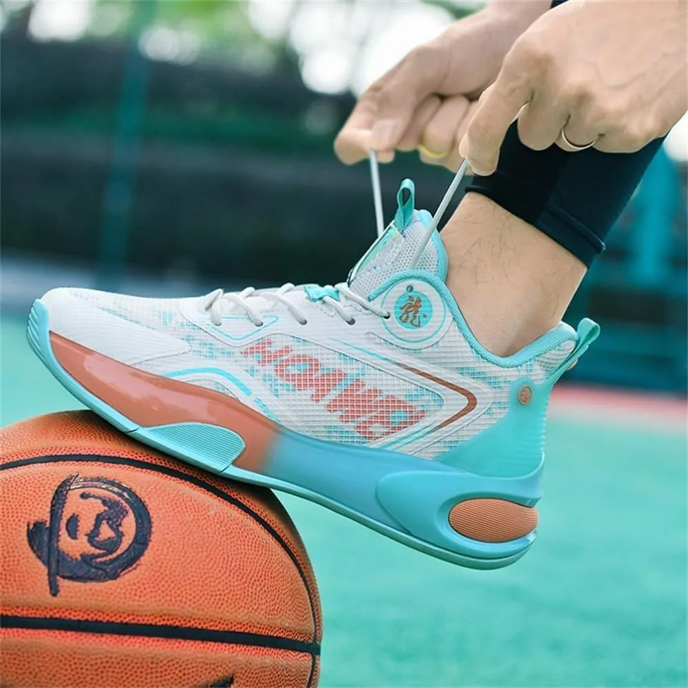 Men's Fashionable Basketball Shoes Anti Slip Wear-Resistant Shock-Absorbing Comfortable Breathable Sports Training Boots