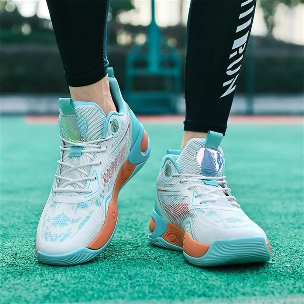 Men's Fashionable Basketball Shoes Anti Slip Wear-Resistant Shock-Absorbing Comfortable Breathable Sports Training Boots