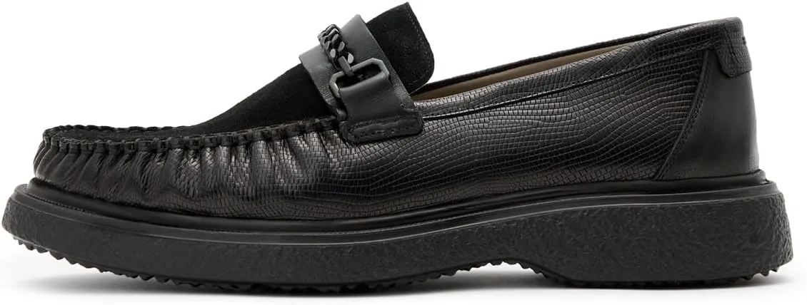Men's Gibbs Leather Chain Loafers Shoes