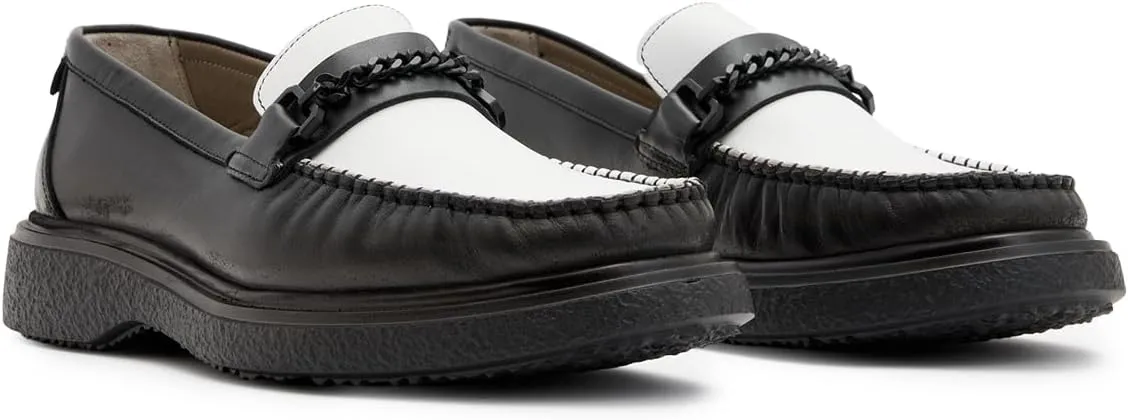 Men's Gibbs Leather Chain Loafers Shoes