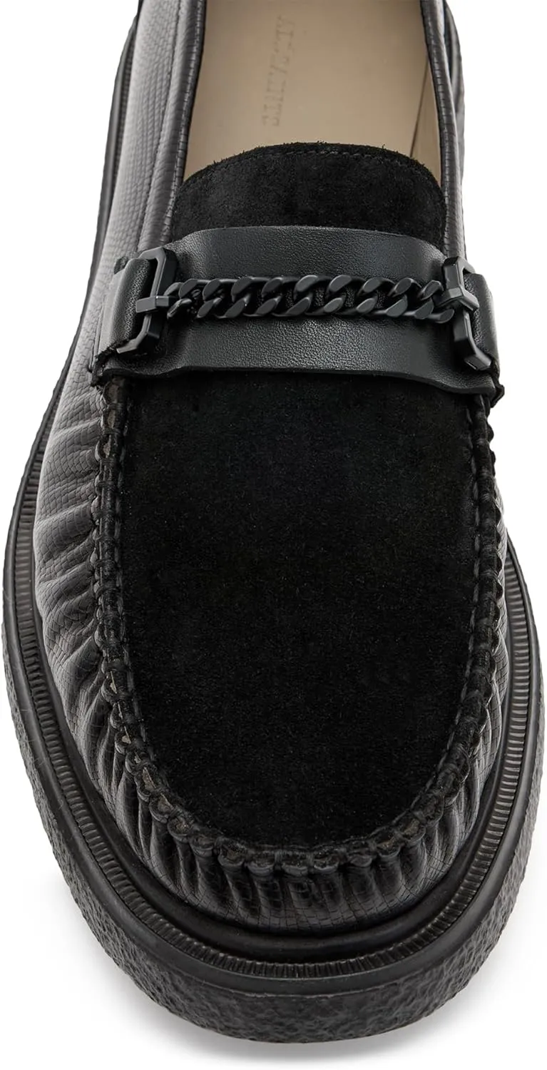 Men's Gibbs Leather Chain Loafers Shoes