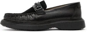 Men's Gibbs Leather Chain Loafers Shoes
