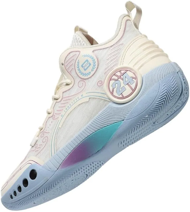 Men's High Top Basketball Shoes are Breathable Non Slip Shock-Absorbing Outdoor Fitness Training Boots