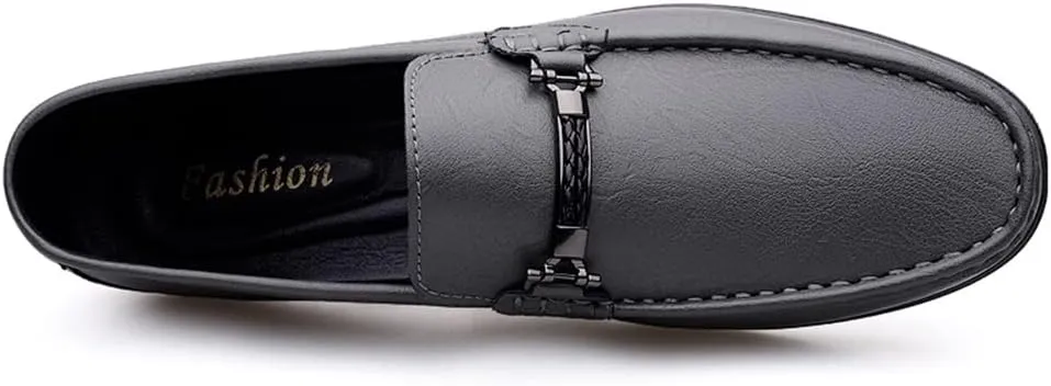 Men's Loafers Penny Loafers Solid Colors Lightweight Leather Flat Heel Lightweight Comfortable Outdoor Slip-ons