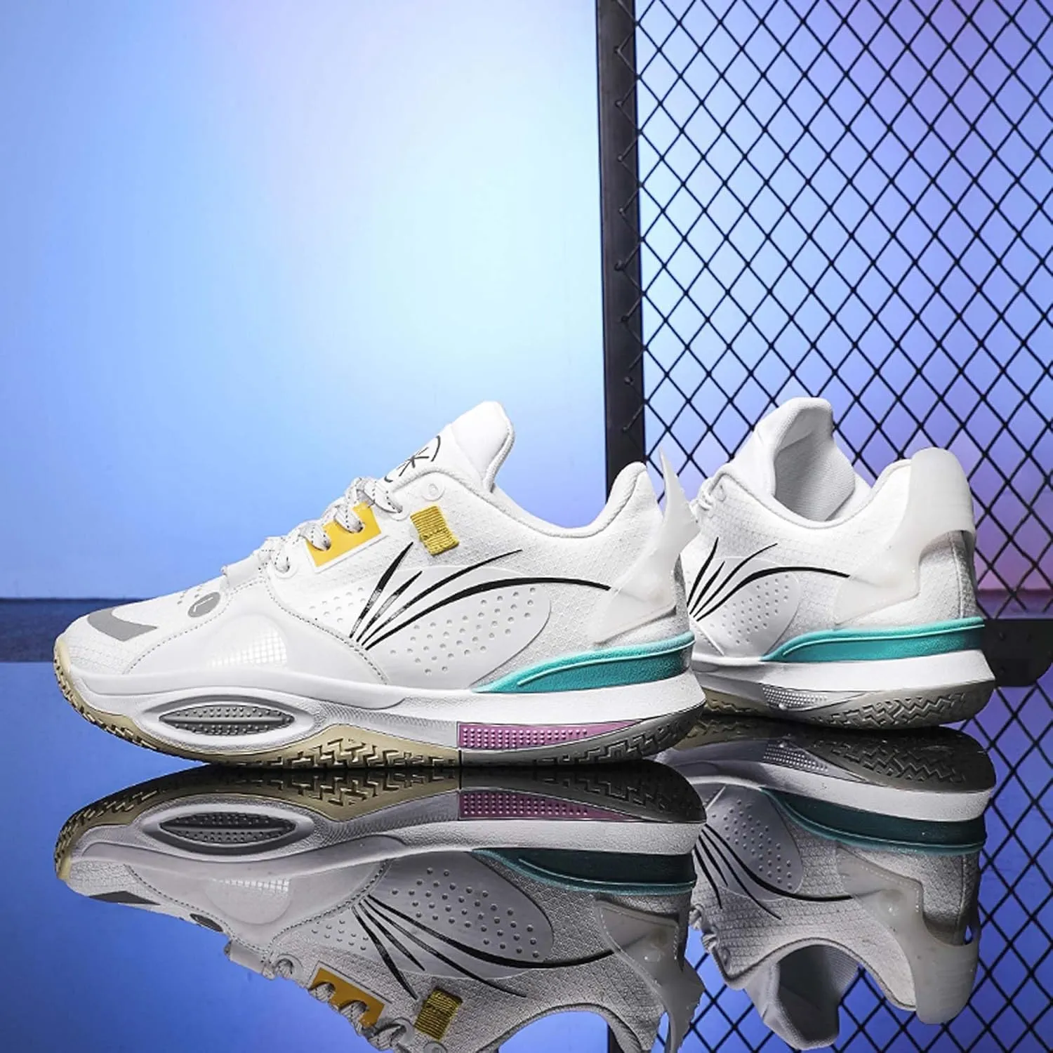 Men's Low Top Basketball Shoes are Lightweight Shock-Absorbing Anti Slip Grip Outdoor Sports Training Boots
