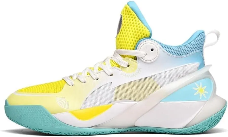 Men's Mesh Basketball Shoes with Shock-Absorbing Soft Sole Durable Fashionable Training Boots