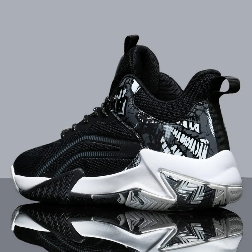 Men's Oversized Basketball Shoes are Lightweight Anti Slip Shock-Absorbing Rebound Grip Sports Training Boots