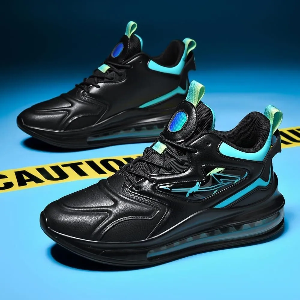 Men's Oversized Basketball Shoes with Non Slip Wear-Resistant Shock-Absorbing Casual Sports Shoes
