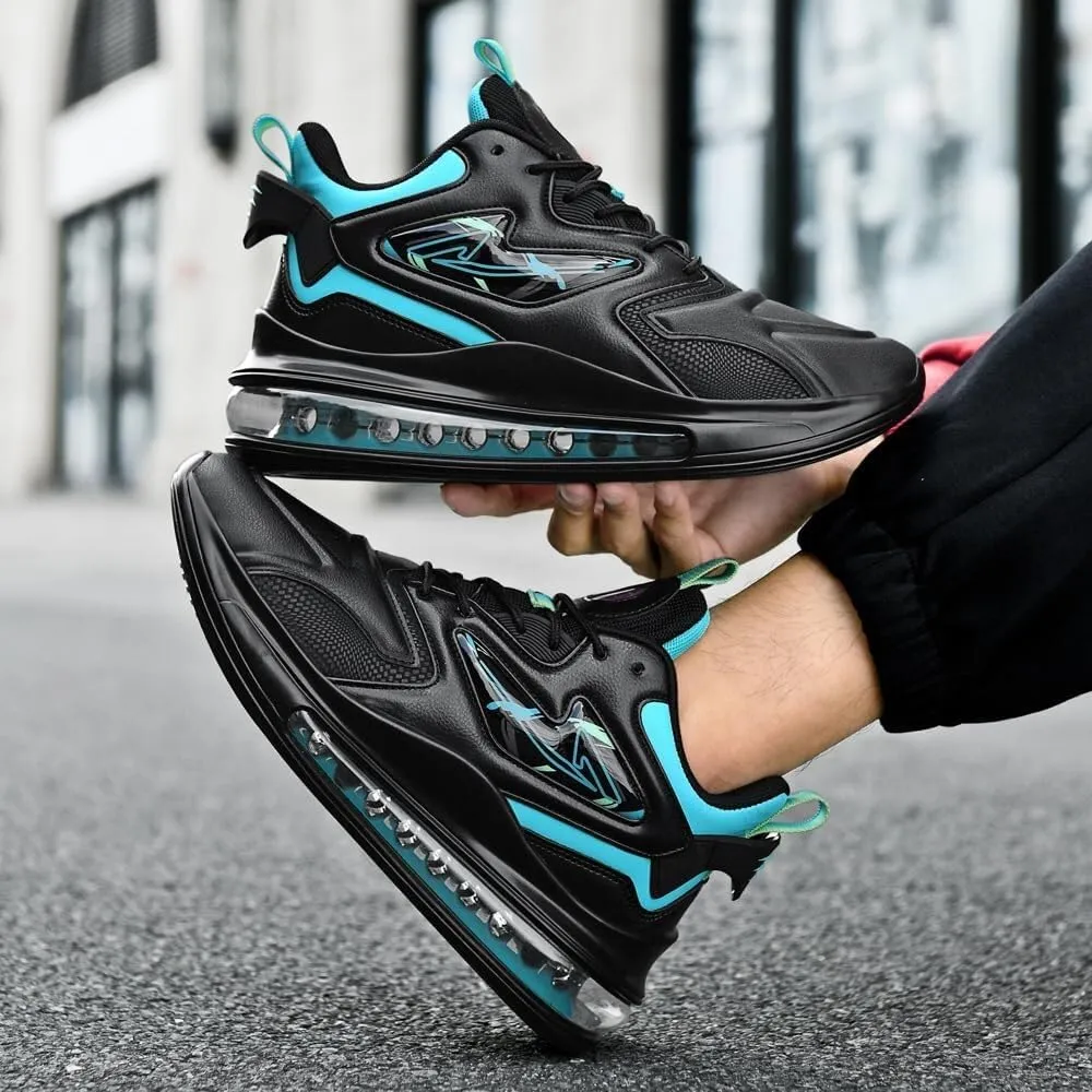 Men's Oversized Basketball Shoes with Non Slip Wear-Resistant Shock-Absorbing Casual Sports Shoes