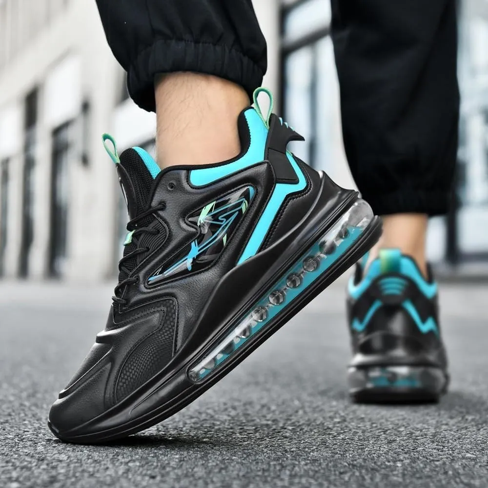 Men's Oversized Basketball Shoes with Non Slip Wear-Resistant Shock-Absorbing Casual Sports Shoes