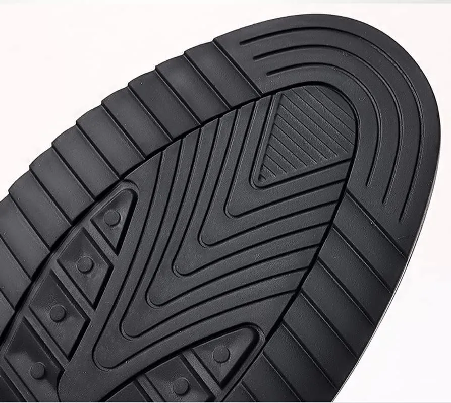 Men??s Oxford No-Stripe Orthopedic Leather Shoes Derby Formal Business Dress Sneakers Casual Walking Driving Slip-on Loafers