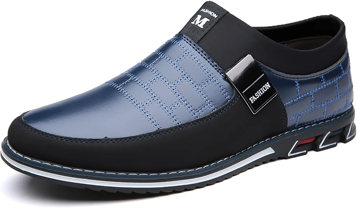 Men's Oxford Shoes Classic Leather Loafers with Business Casual Style Anti-Slip and wear-Resistant Design
