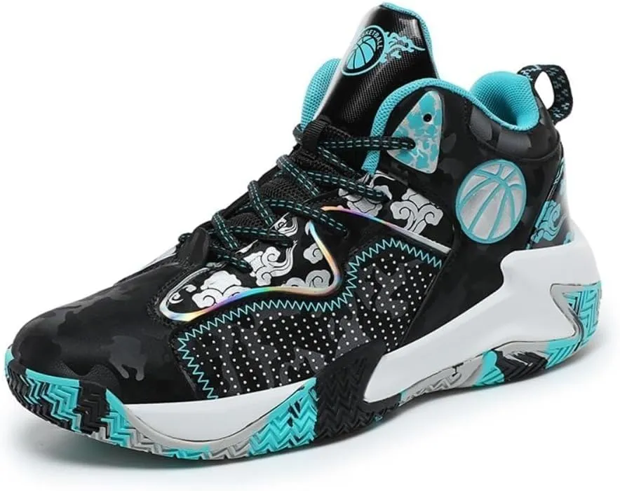 Men's Plus Size Basketball Shoes Anti Slip Wear-Resistant Shock-Absorbing Outdoor Indoor Sports Training Boots