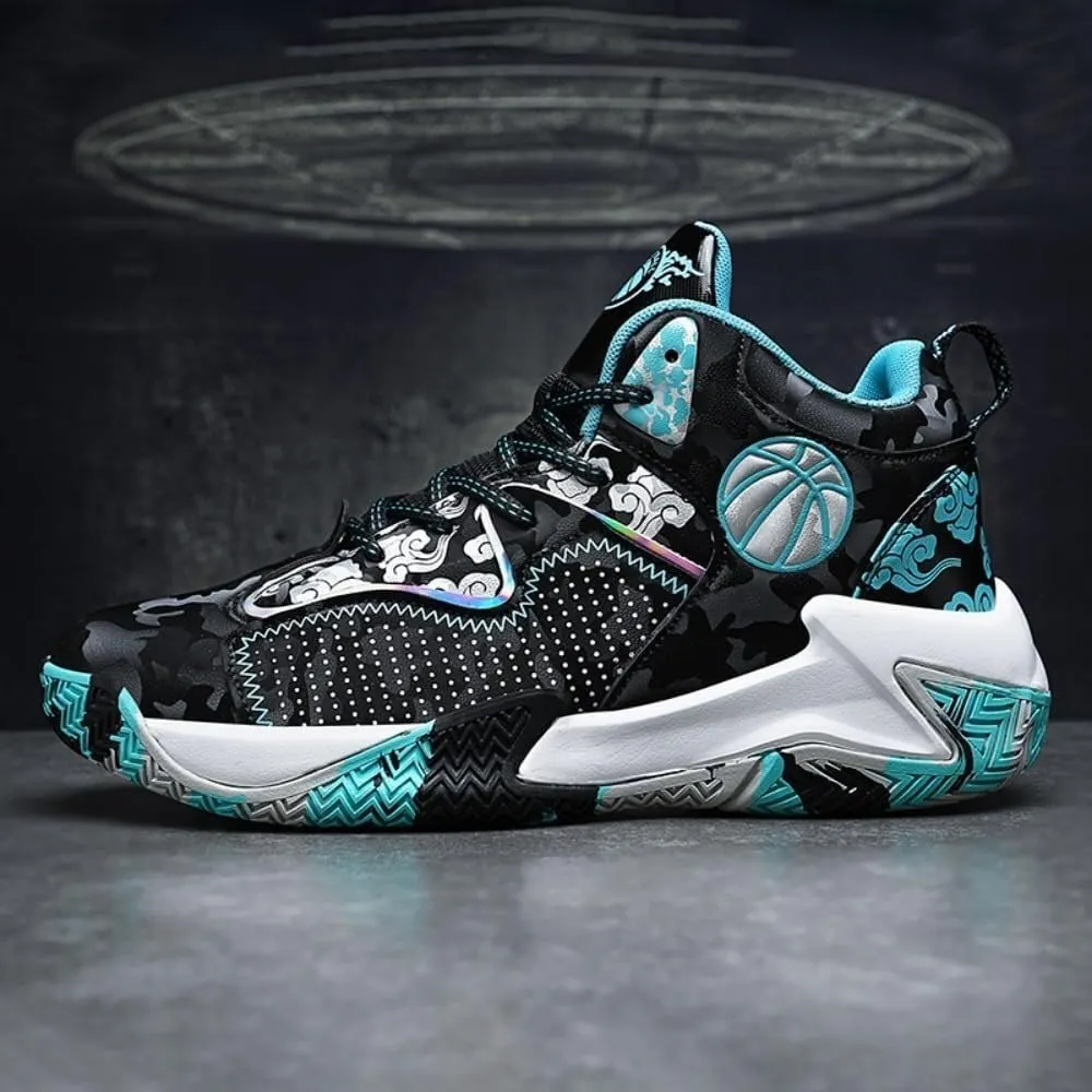 Men's Plus Size Basketball Shoes Anti Slip Wear-Resistant Shock-Absorbing Outdoor Indoor Sports Training Boots