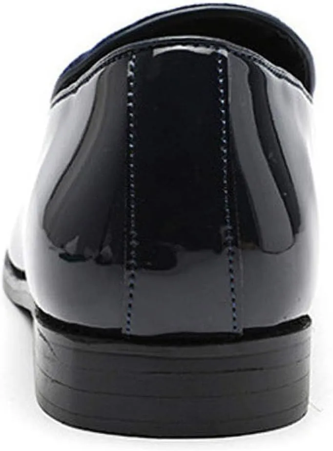 Men's Slip-On Dress Shoes - Premium Business Casual Loafers for Office/Party, Comfortable Driving Shoes with Flexible Flat Sole