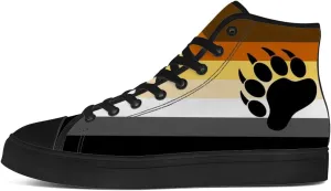 Men's Women's High Top Sneakers LGBTQ Canvas Shoes LGBT Flag Shoes Gifts for Men Women