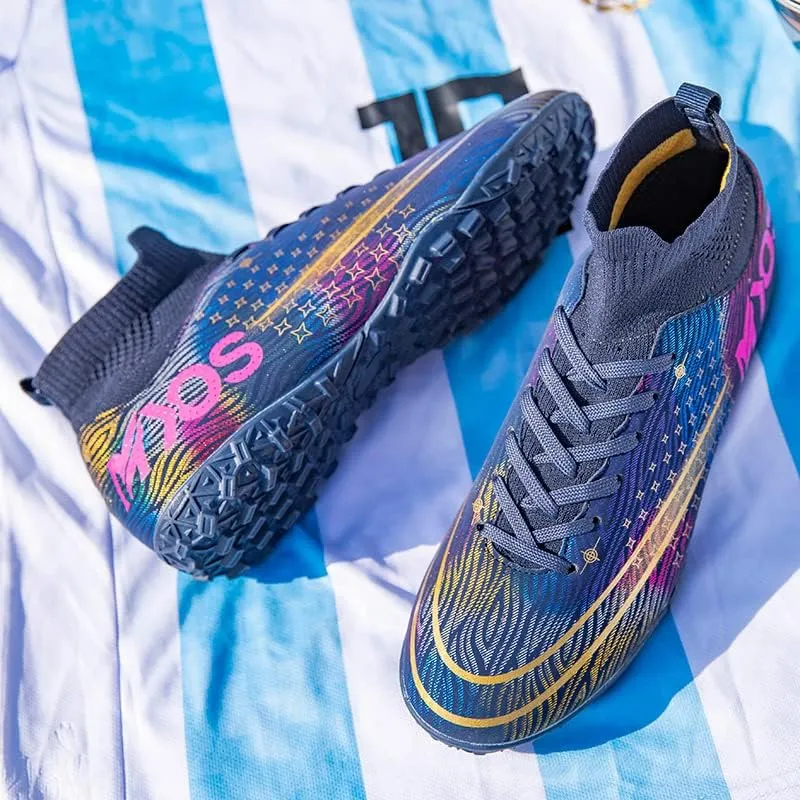 Men's Women's Soccer Shoes Boys Spikes Football Shoes Student Grass Training Shoes Outdoor Football Boots Unisex