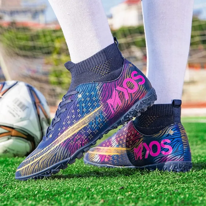 Men's Women's Soccer Shoes Boys Spikes Football Shoes Student Grass Training Shoes Outdoor Football Boots Unisex