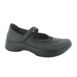 Naot Bluegill Mary Jane (Women) - Oily Coal/Black