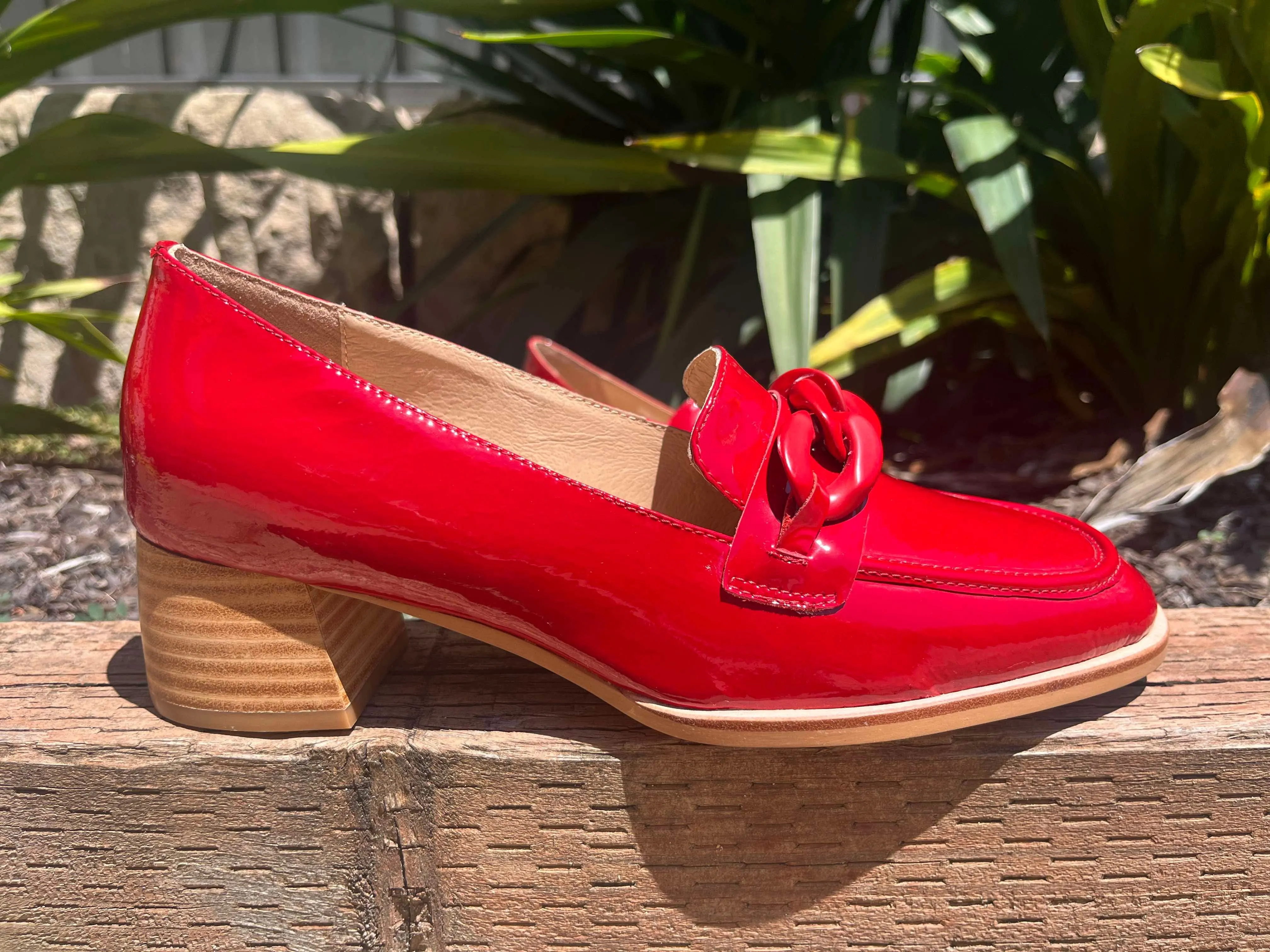Nomass Shoes - Patent Leather Red