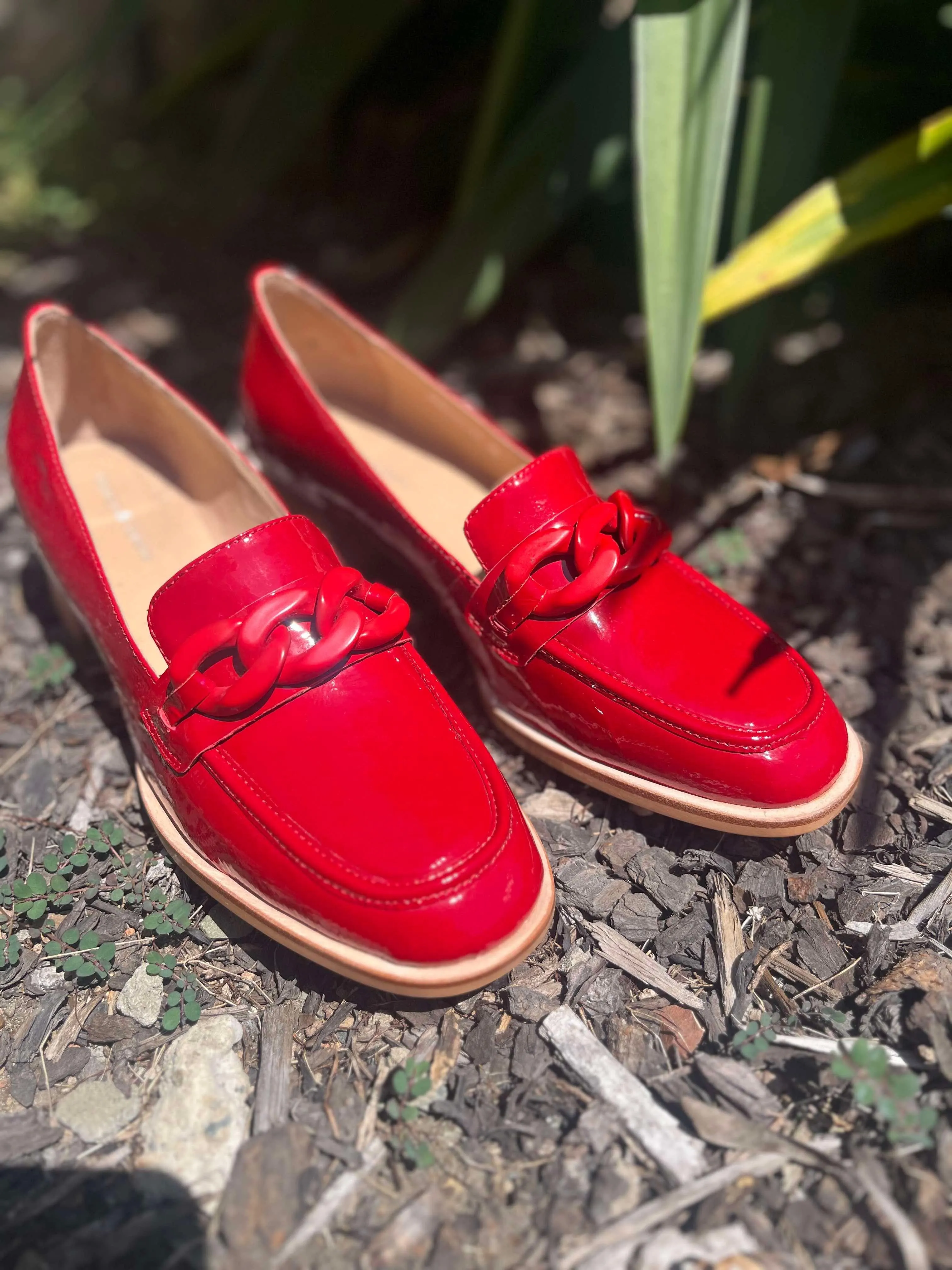 Nomass Shoes - Patent Leather Red