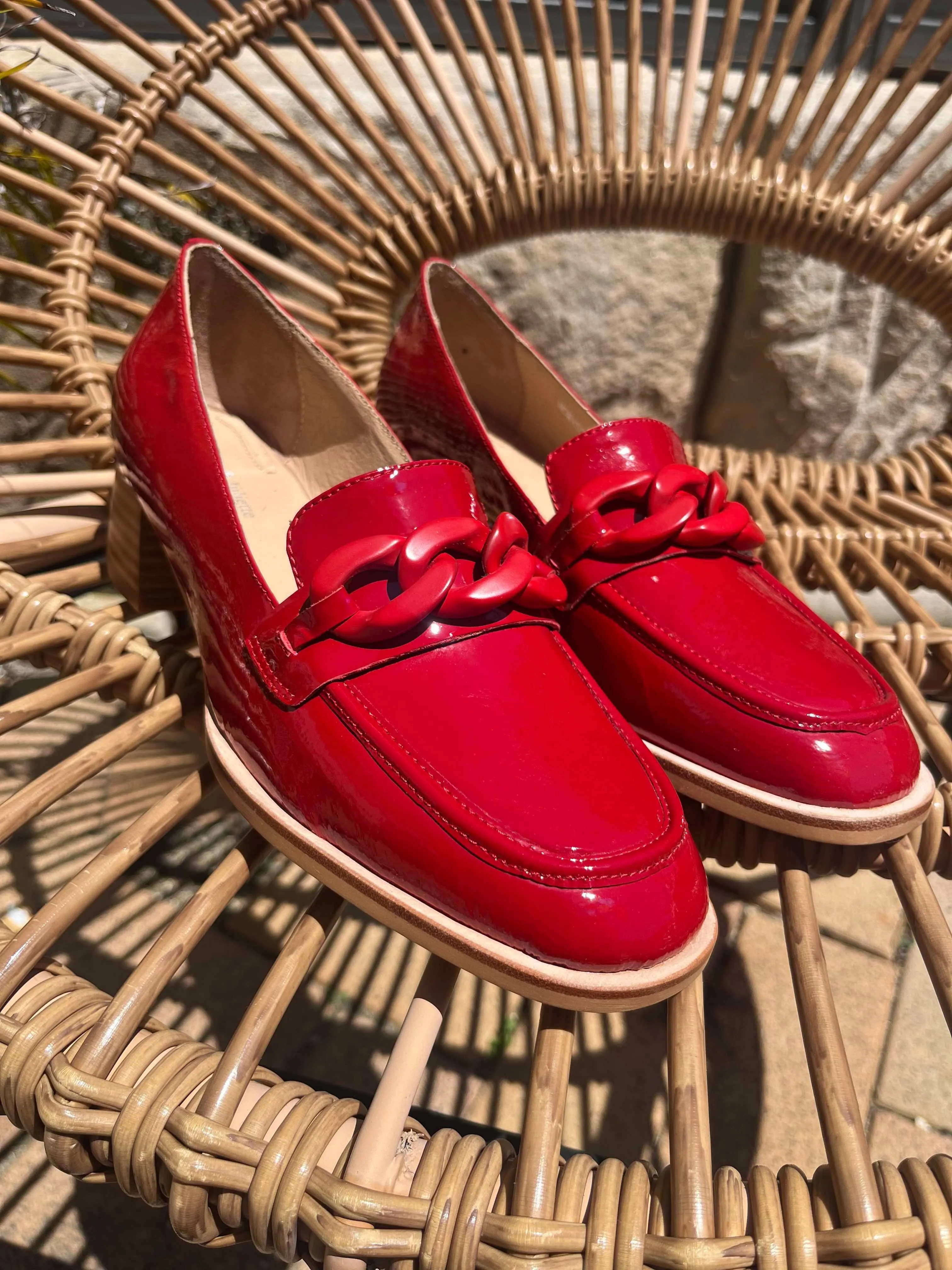 Nomass Shoes - Patent Leather Red