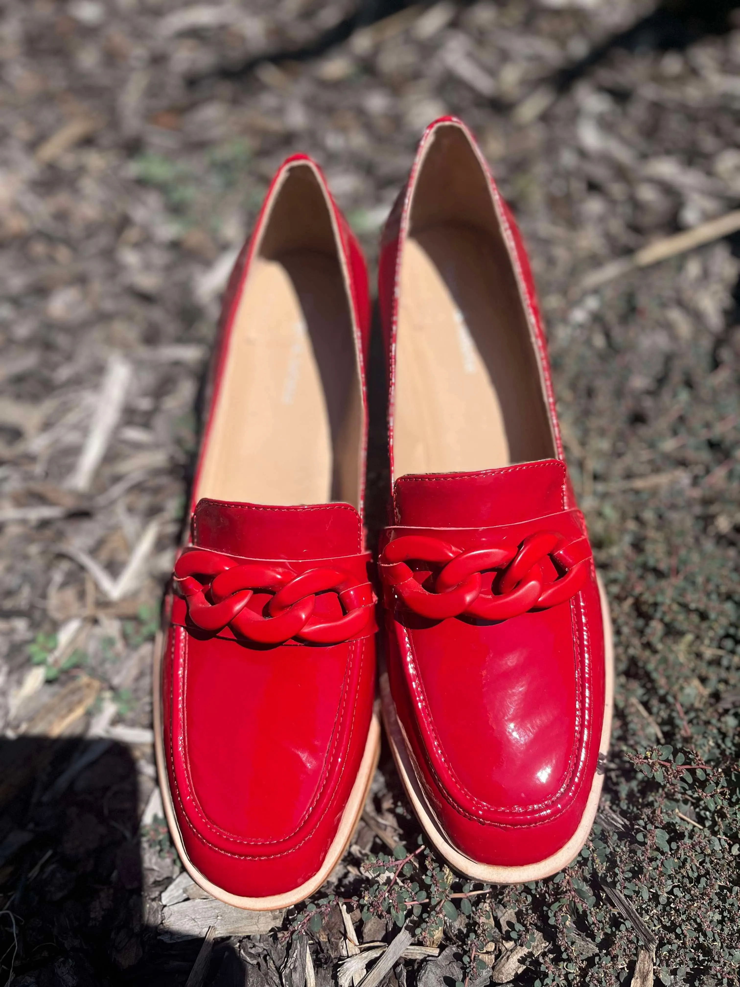 Nomass Shoes - Patent Leather Red